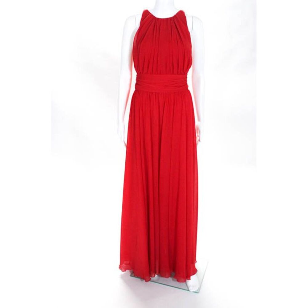 Badgley Mischka Ruby Red Gala Gown Size 8 $740 10242929